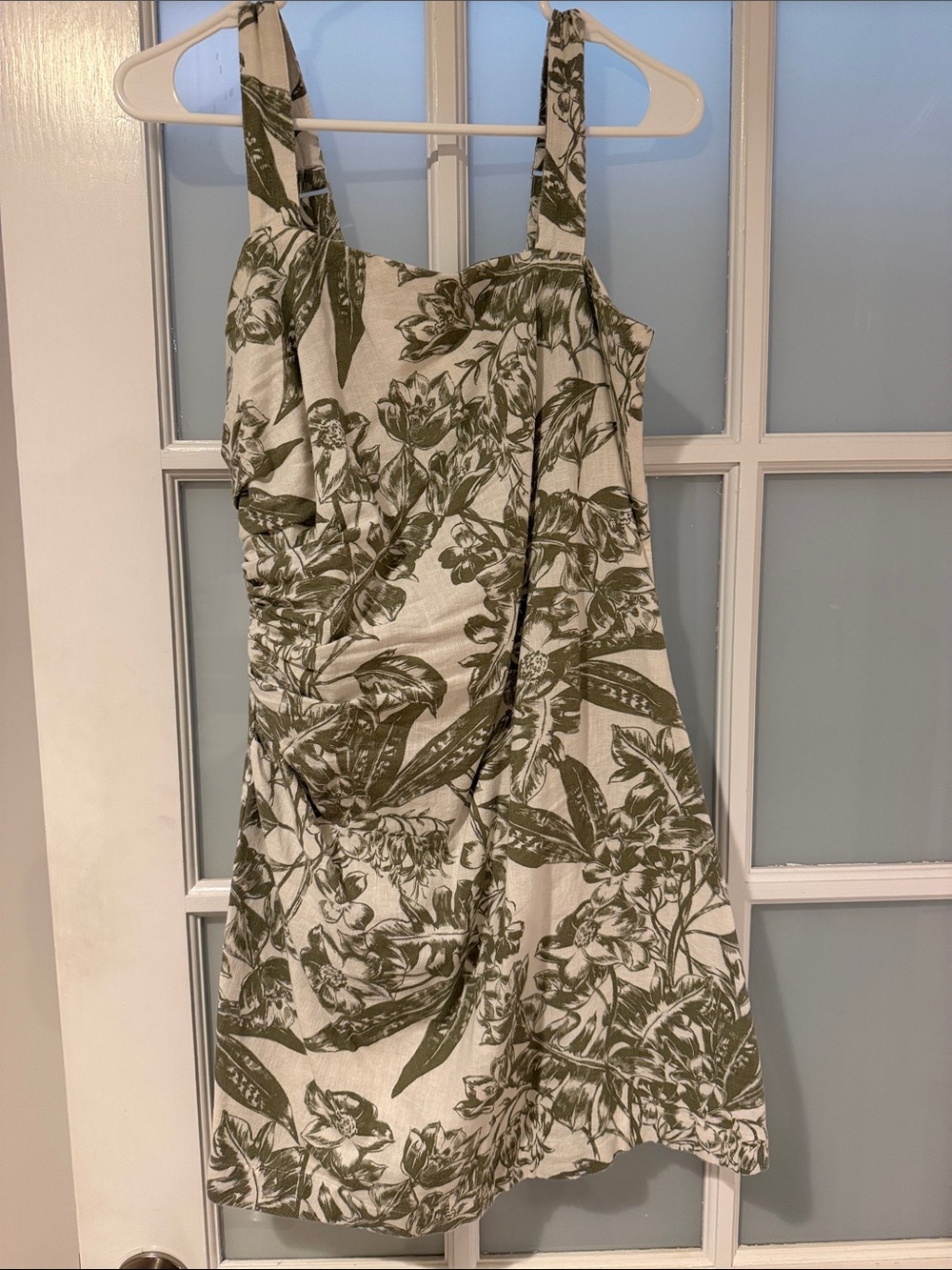 Women’s Green Floral Print Sundress